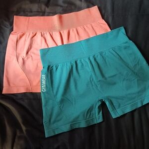 NWOT Stretchy Gym Shorts SET OF 2